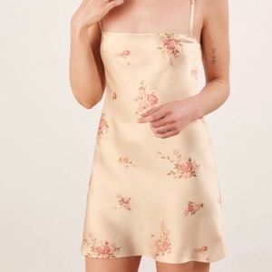 Reformation Floral Slip Dress